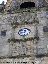 Torreón del Reloj. Escudos y reloj